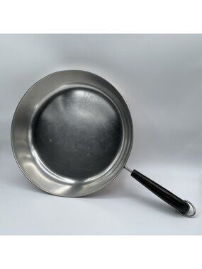 Vintage Revere Ware 1801 10" Skillet Copper Clad Stainless Steel Fry Pan USA